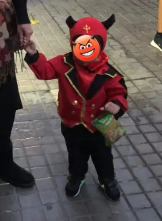 Disfraz Demonio Talla 1/2