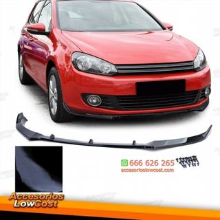 Spoiler delantero labio sport parachoques negro b