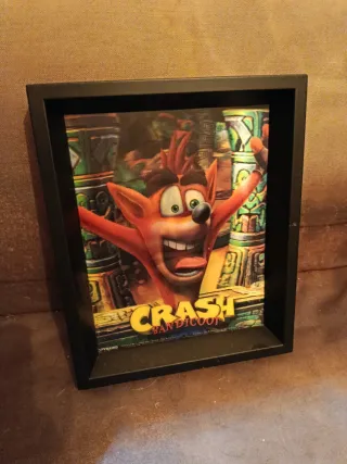 Cuadro 3D Crash Bandicoot