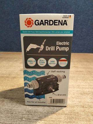 Gardena 1490-20 - Mini-bomba Adaptable a cualquier taladradora