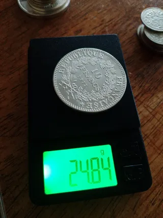 Moneda 10 Francos 1973