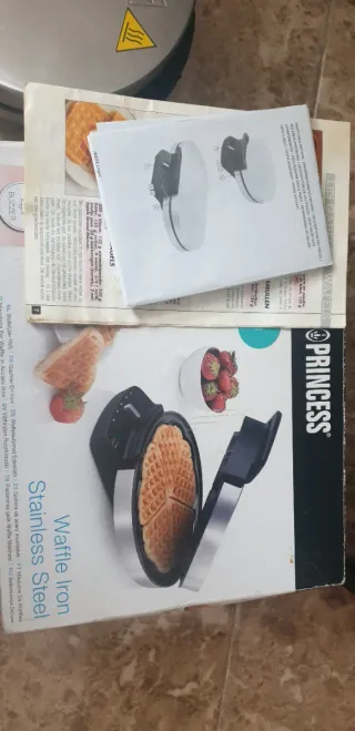 Princess Waffle Iron Acero Inoxidable