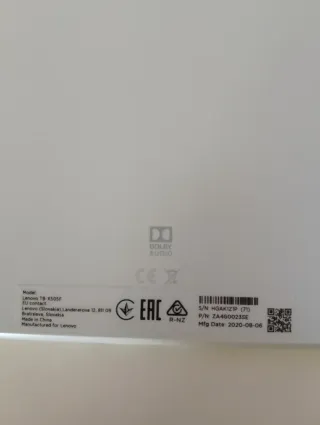 Tablet Lenovo TB-X505F Blanca
