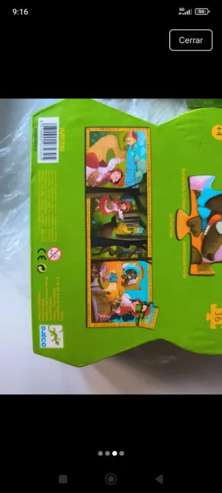 Puzzle Caperucita Roja Infantil Djeco 36 piezas