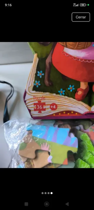 Puzzle Caperucita Roja Infantil Djeco 36 piezas