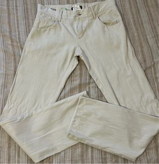 Dolce & Gabbana Jeans Uomo Beige Taglia 46