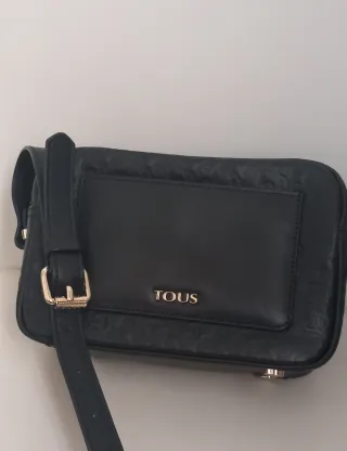 Bandolera Tous Mossaic Piel Negra