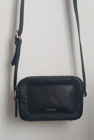 Bandolera Tous Mossaic Piel Negra