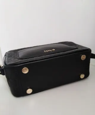 Bandolera Tous Mossaic Piel Negra