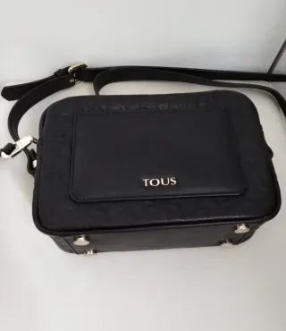 Bandolera Tous Mossaic Piel Negra