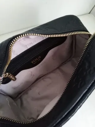 Bandolera Tous Mossaic Piel Negra