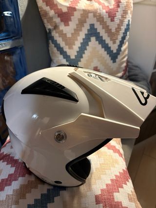 Casco de moto acerbis blanco