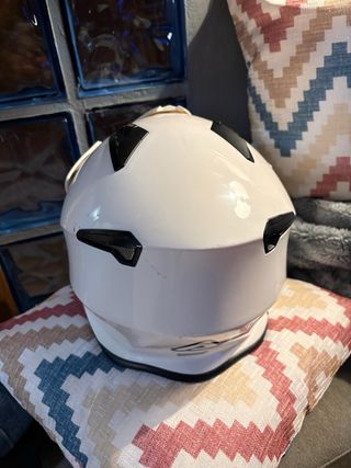 Casco de moto acerbis blanco