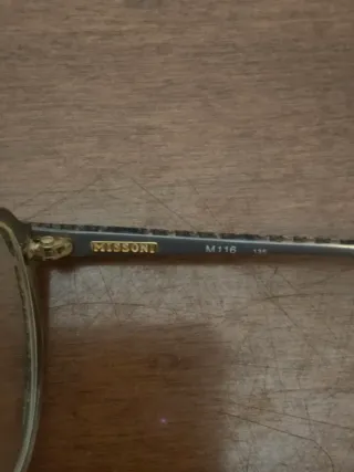 Occhiali vintage Missoni con lenti graduate