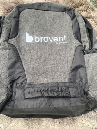 Mochila Bravent gris y negra