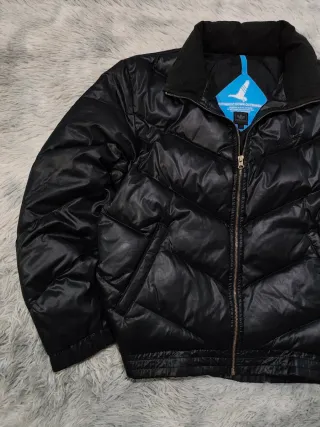 Chaqueta Adidas Plumas Y2K Negra