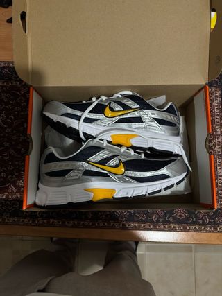 Zapatillas Nike Hombre Azul y Plata