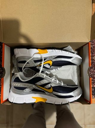 Zapatillas Nike Hombre Azul y Plata