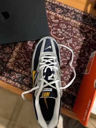 Zapatillas Nike Hombre Azul y Plata