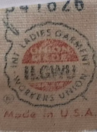 Cappotto Vintage Union Anni '70 USA Bianco panna