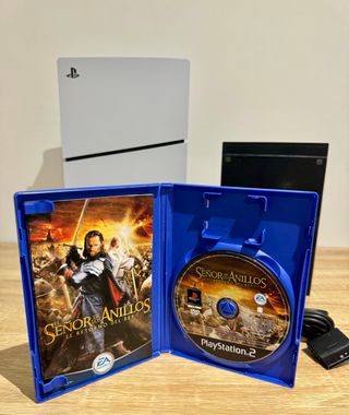 Pack PS2 Slim + El Señor de los Anillos