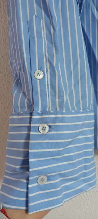 Camisa rayas pañuelo multiposición Talla M