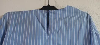 Camisa rayas pañuelo multiposición Talla M