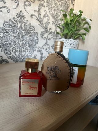 3 Frascos de Perfume Vacíos
