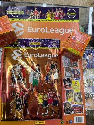 Colección Cromos EuroLeague Panini 2025-26