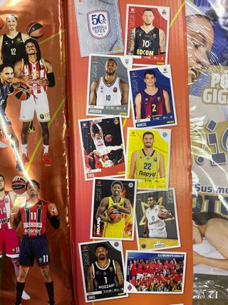 Colección Cromos EuroLeague Panini 2025-26