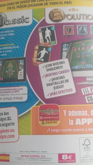 Álbum Adrenalyn 2018/19 + 300 cromos sin repertir