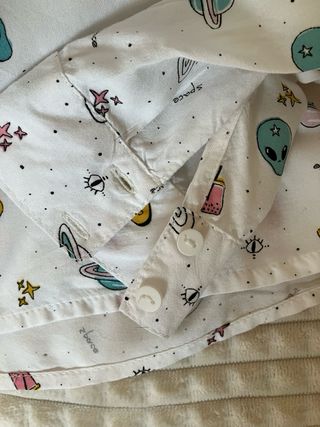 Camisa estampada espacial