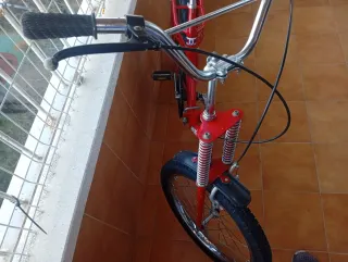 Bicicleta Rabasa Derbi Plegable Clásica Roja
