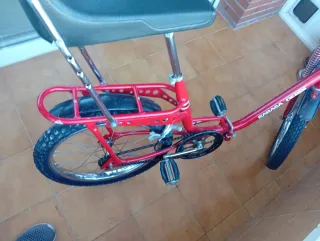 Bicicleta Rabasa Derbi Plegable Clásica Roja