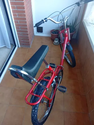 Bicicleta Rabasa Derbi Plegable Clásica Roja