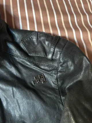 Chaqueta Piel 100% Energie Vintage Aviador Talla M