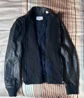 Chaqueta Piel 100% Energie Vintage Aviador Talla M