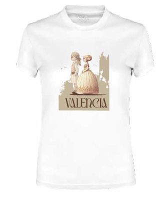Camiseta Valencia Diseño Falleros