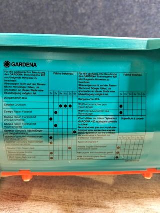 Esparcidor de abono combisystem GARDENA 420-20