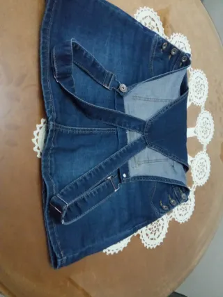Peto falda vaquera Talla L