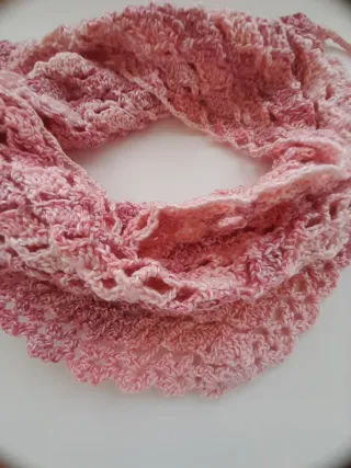 Primaveral pañoleta  cuello mujer o toquilla niña