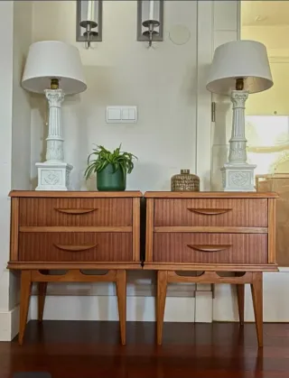 Mesillas de noche vintage años 60