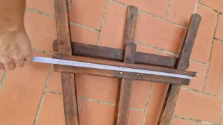 Caballete de madera para pintar