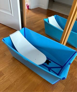 Bañera Stokke Flexi Bath Azul + reductor