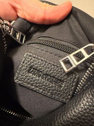 Bolso Zadig & Voltaire Negro y Plateado