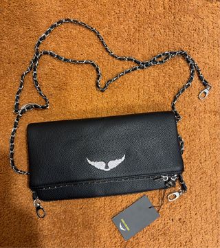 Bolso Zadig & Voltaire Negro y Plateado
