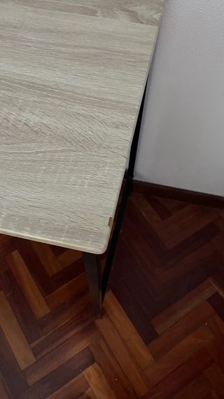 Escritorio moderno metal y madera