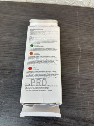 Alcoholímetro Digital Portátil