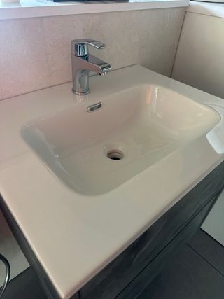 Mueble de baño 60cm gris cemento