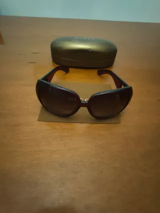 Occhiali sole oversize vintage Gucci con scatola